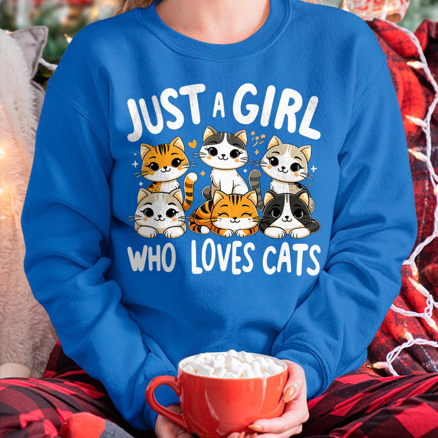 Cats Lover Just A Girl Who Loves Cat T-Shirt
