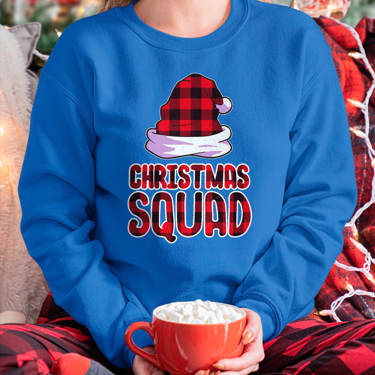 Christmas Squad Family Group Matching Christmas Party Pajama T-Shirt - Christmas Unisex T-Shirt/Hoodie/Sweatshirt - SNOW00