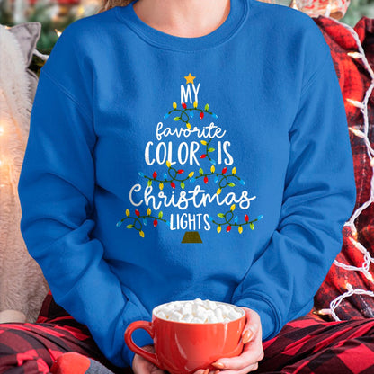 My Favorite Color Is Christmas Lights Kids Boy Women T-Shirt - Christmas Unisex T-Shirt/Hoodie/Sweatshirt - SNOW00