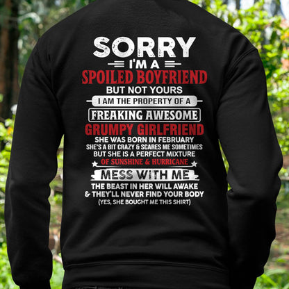 February - Spoiled Boyfriend - Perfect Gift From Girlfriend - SNOW02 (SKU11-18-02)