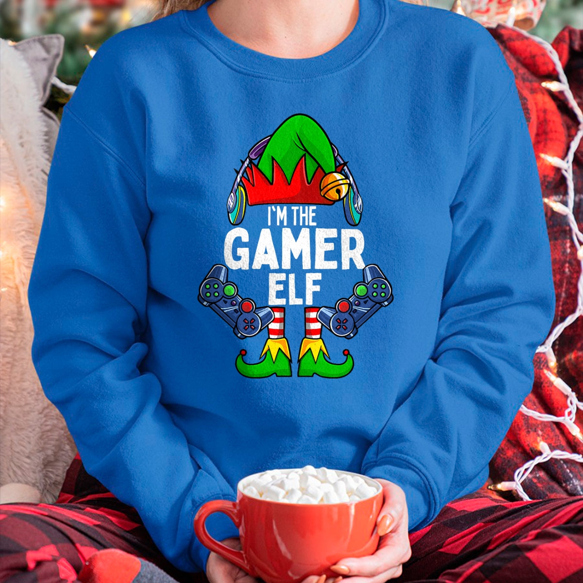 Gamer Elf Matching Family Christmas T-Shirt - Christmas Unisex T-Shirt/Hoodie/Sweatshirt - SNOW00