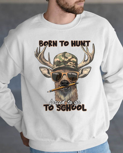 Forced to Go to School Deer Hunting T-Shirt