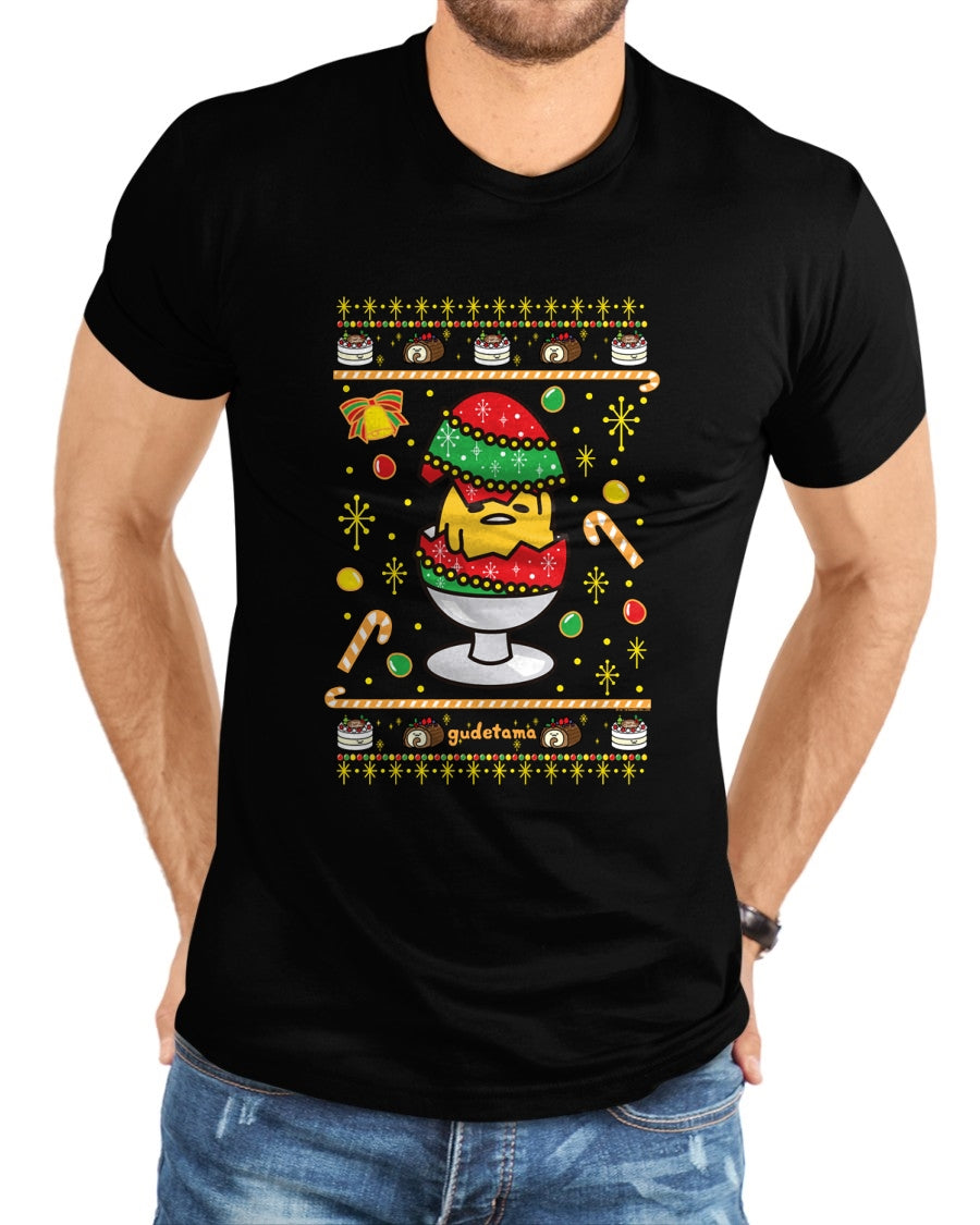 Gudetama Ugly Christmas Egg T-Shirt - Christmas Unisex T-Shirt/Hoodie/Sweatshirt - SNOW00