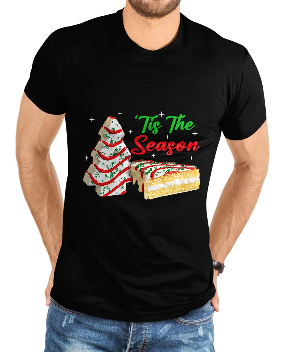 Funny Tis The Season Design Christmas Tree Cakes Debbie T-Shirt - Christmas Unisex T-Shirt/Hoodie/Sweatshirt - SNOW00