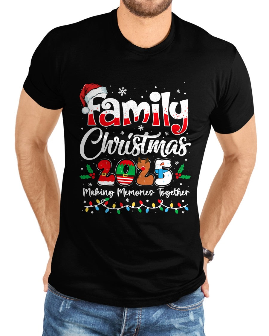 Family Christmas 2025 Matching Outfit Xmas Squad Santa T-Shirt - Christmas Unisex T-Shirt/Hoodie/Sweatshirt - SNOW00