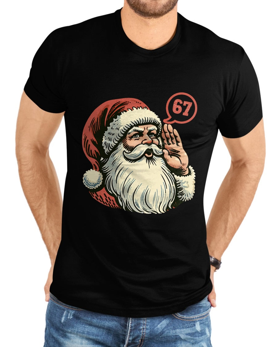 67 Christmas Funny Six Seven Meme Brainrot Santa Claus Boys T-Shirt - Christmas Unisex T-Shirt/Hoodie/Sweatshirt - SNOW00