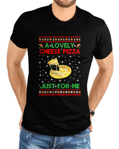 A Lovely Cheese Pizza Shirt Alone Funny Kevin X-Mas Home T-Shirt - Christmas Unisex T-Shirt/Hoodie/Sweatshirt - SNOW00