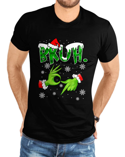 Bruh 67 Six Seven 6 7 Meme Christmas Funny Gen Alpha Slang T-Shirt  - Christmas Unisex T-Shirt/Hoodie/Sweatshirt - SNOW00