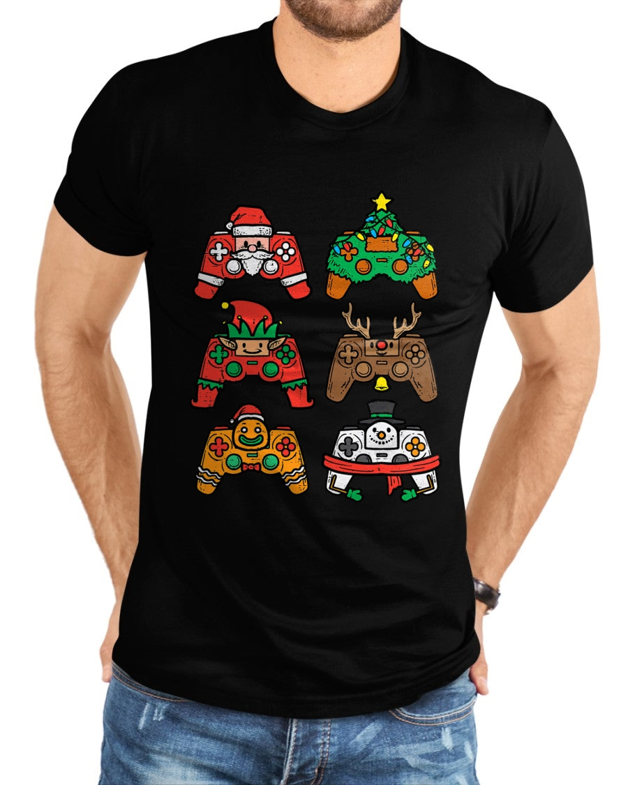 Christmas Gamer Controller Xmas Gaming T-Shirt - Christmas Unisex T-Shirt/Hoodie/Sweatshirt - SNOW00