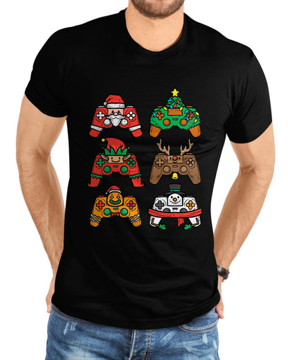 Christmas Gamer Controller Xmas Gaming T-Shirt - Christmas Unisex T-Shirt/Hoodie/Sweatshirt - SNOW00
