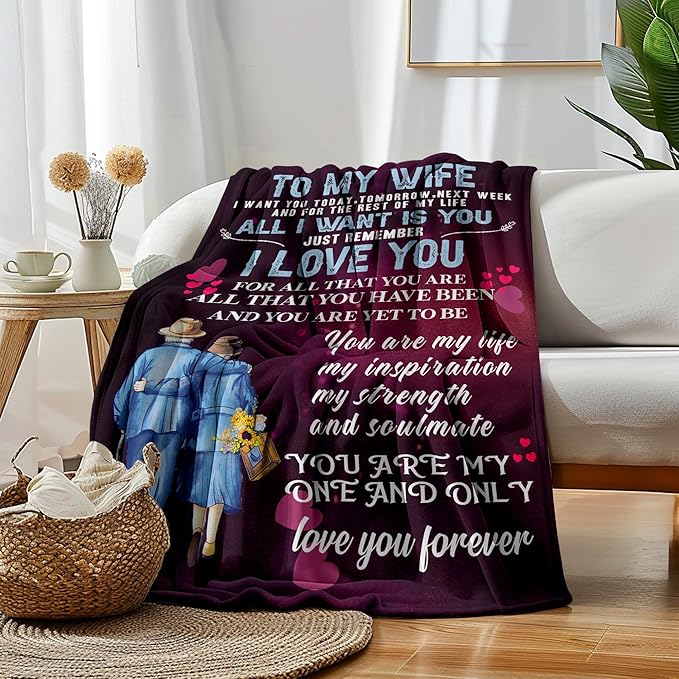 Special Gift For Your Wife Blanket - From Husband