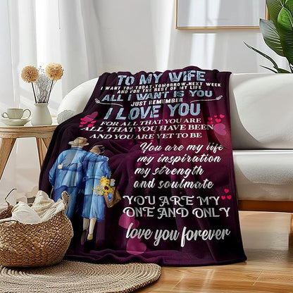 Special Gift For Your Wife Blanket - From Husband