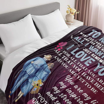 Special Gift For Your Wife Blanket - From Husband