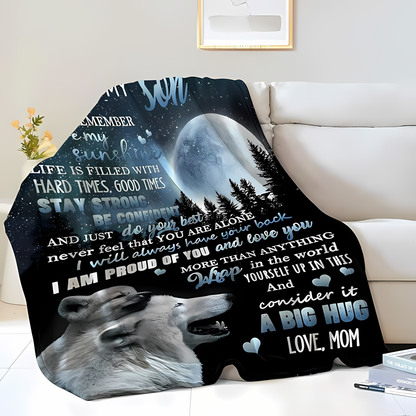 Special Gift For Your Son Blanket - From Mom
