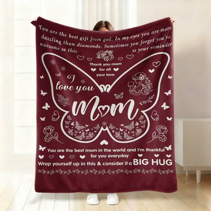 Special Gift For Your Mom Blanket - From Son & Daughter