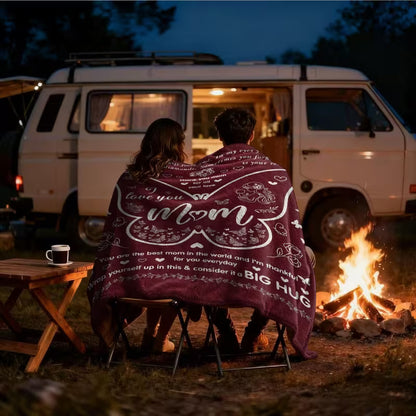 Special Gift For Your Mom Blanket - From Son & Daughter