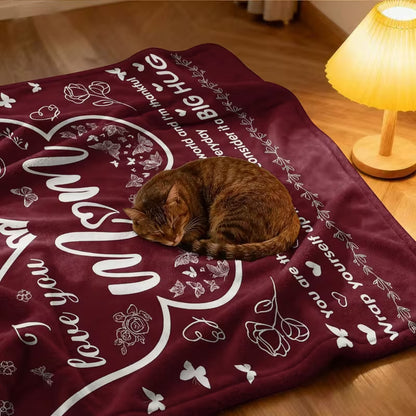 Special Gift For Your Mom Blanket - From Son & Daughter