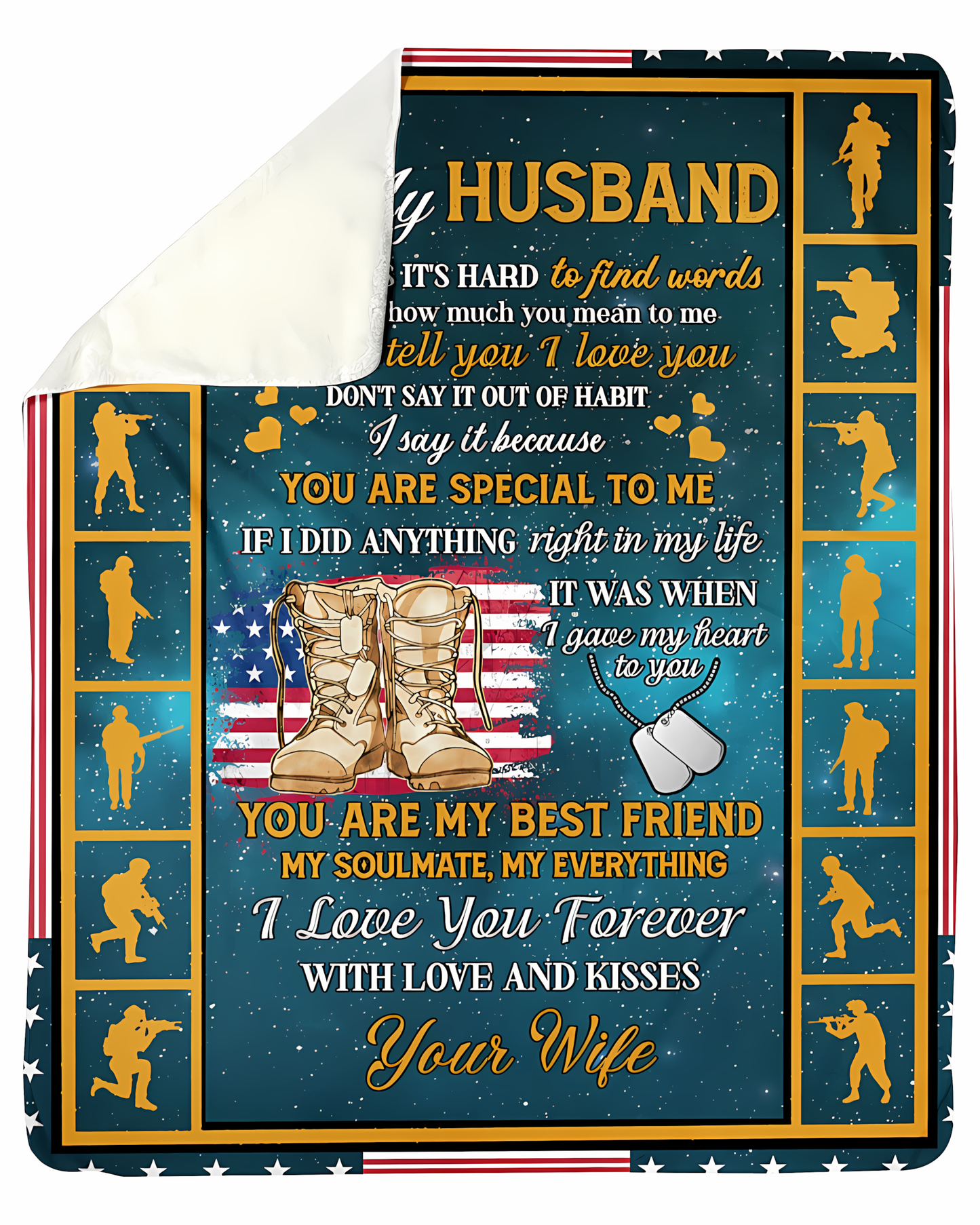 Special Gift For Your Husband Blanket - From Wife