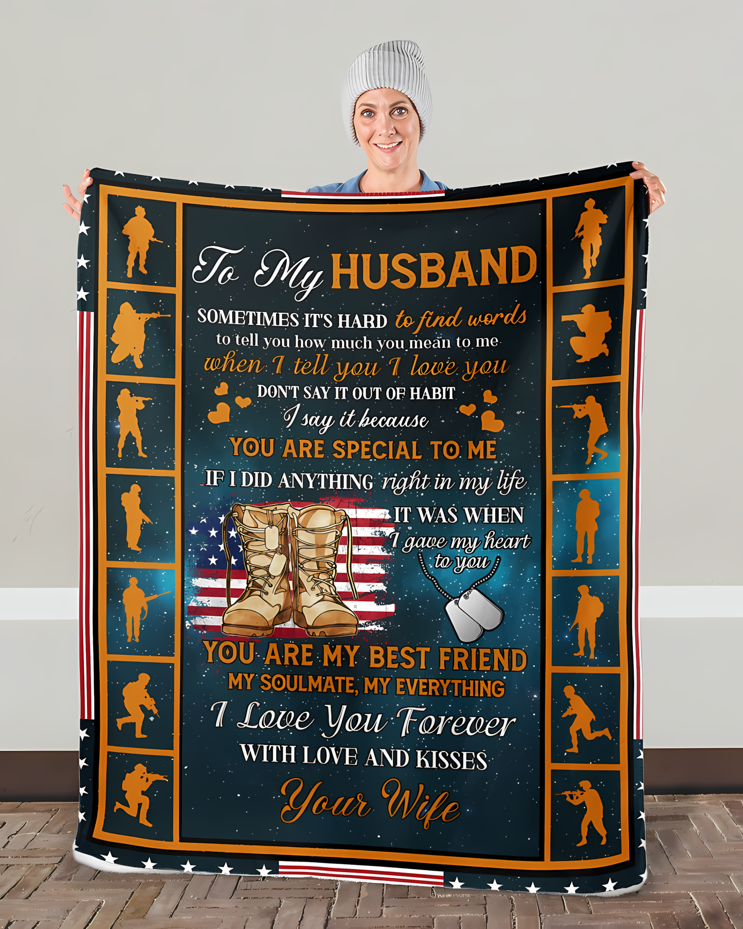 Special Gift For Your Husband Blanket - From Wife