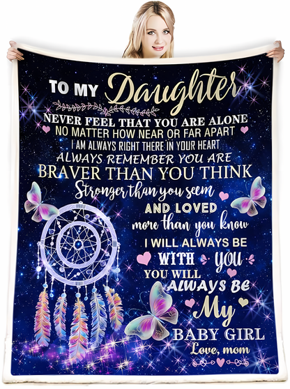 Special Gift For Your Daughter Blanket - From Mom