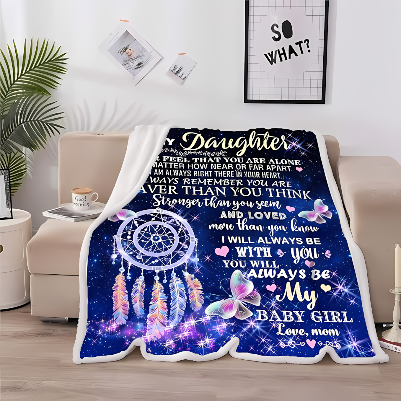 Special Gift For Your Daughter Blanket - From Mom