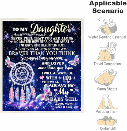 Special Gift For Your Daughter Blanket - From Mom