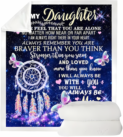 Special Gift For Your Daughter Blanket - From Mom