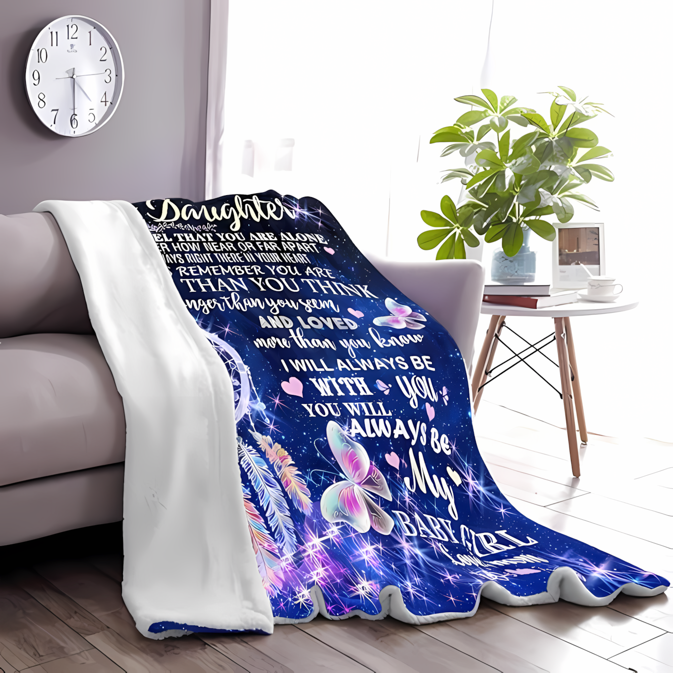 Special Gift For Your Daughter Blanket - From Mom