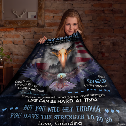 Special Gift For Your Grandson Blanket - From Grandma