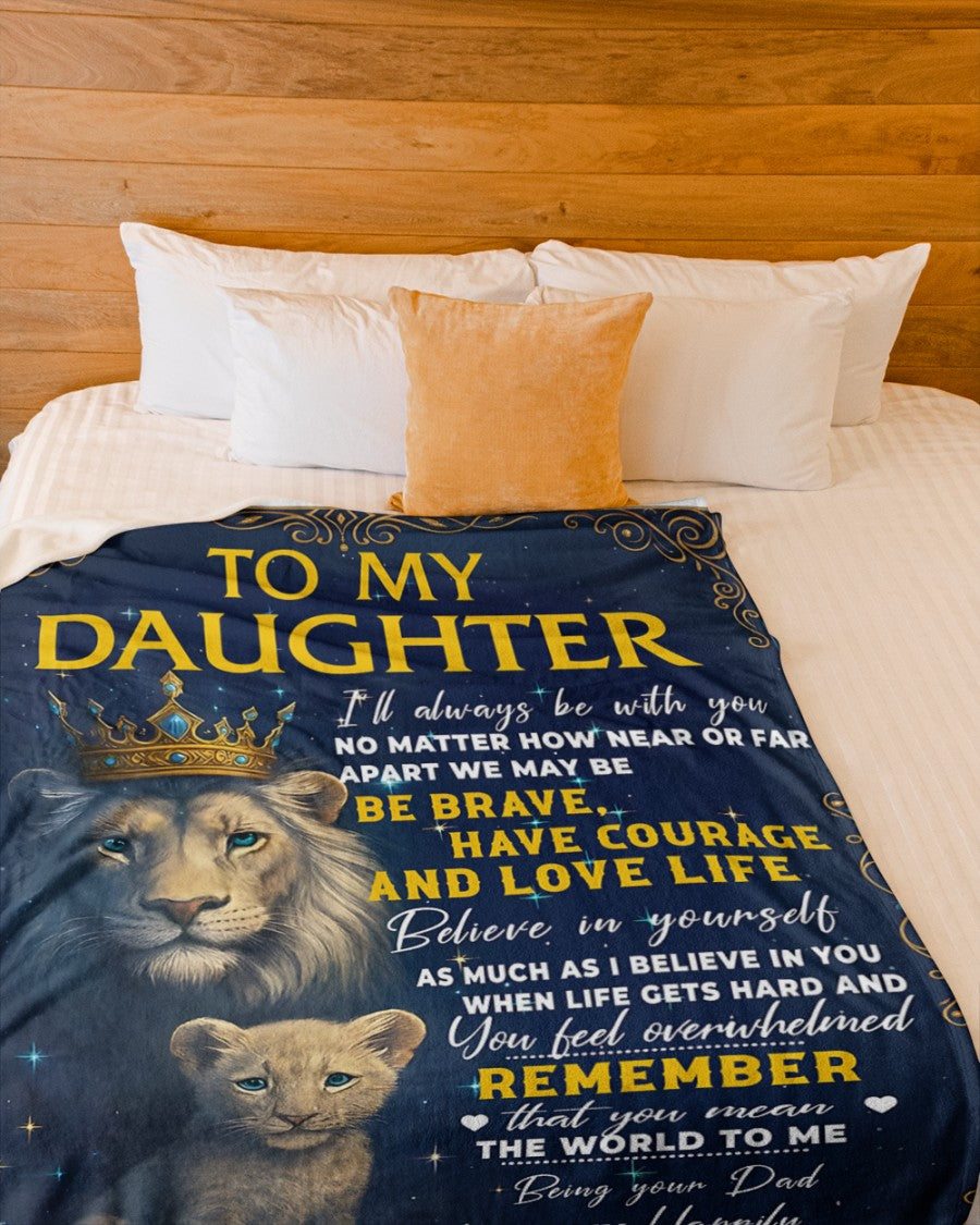 Special Gift For Your Daughter Blanket - From Dad (SKUB12-95)
