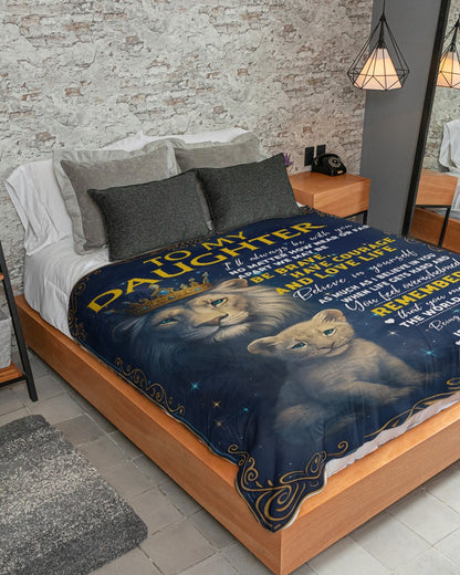 Special Gift For Your Daughter Blanket - From Dad (SKUB12-95)