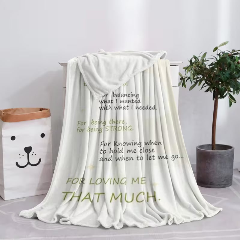 Special Gift For Your Dad Blanket - From Son & Daughter
