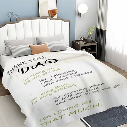 Special Gift For Your Dad Blanket - From Son & Daughter