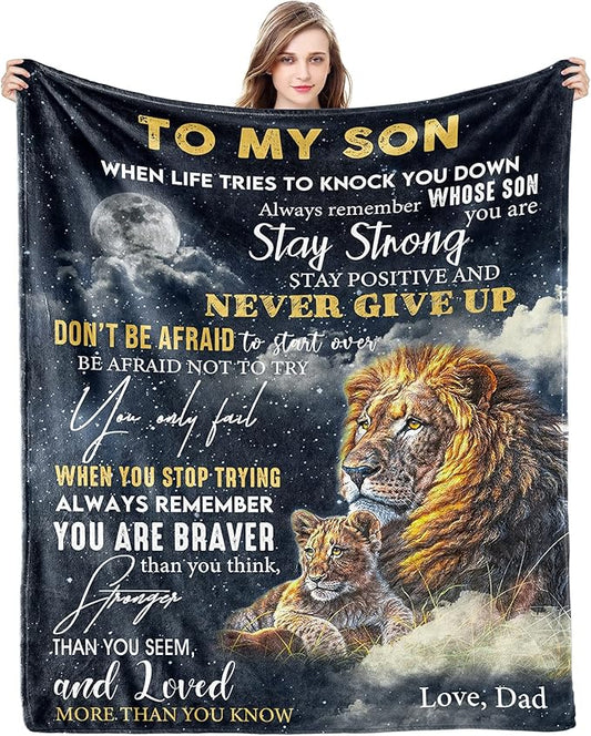 Special Gift For Your Son Blanket - From Dad