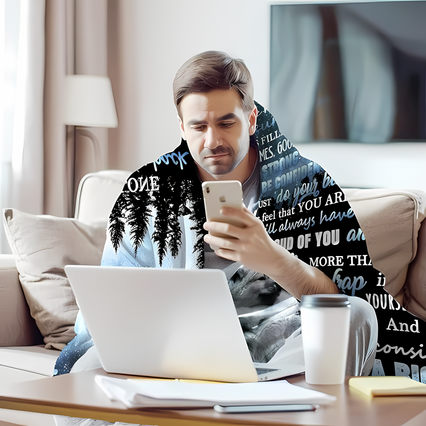 Special Gift For Your Son Blanket - From Mom