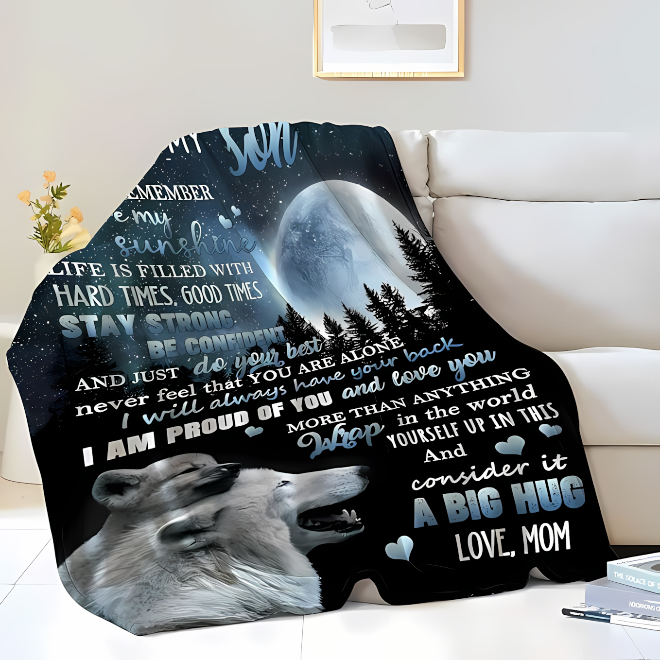 Special Gift For Your Son Blanket - From Mom