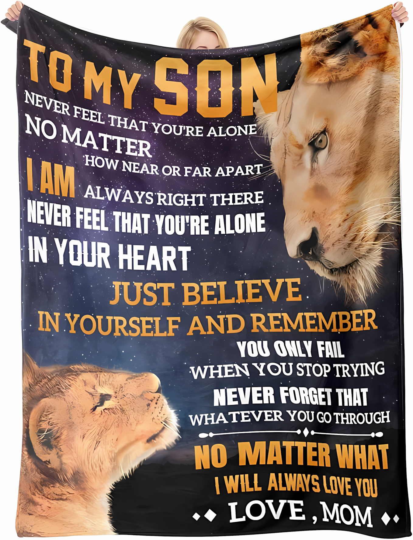 Special Gift For Your Son Blanket - From Mom