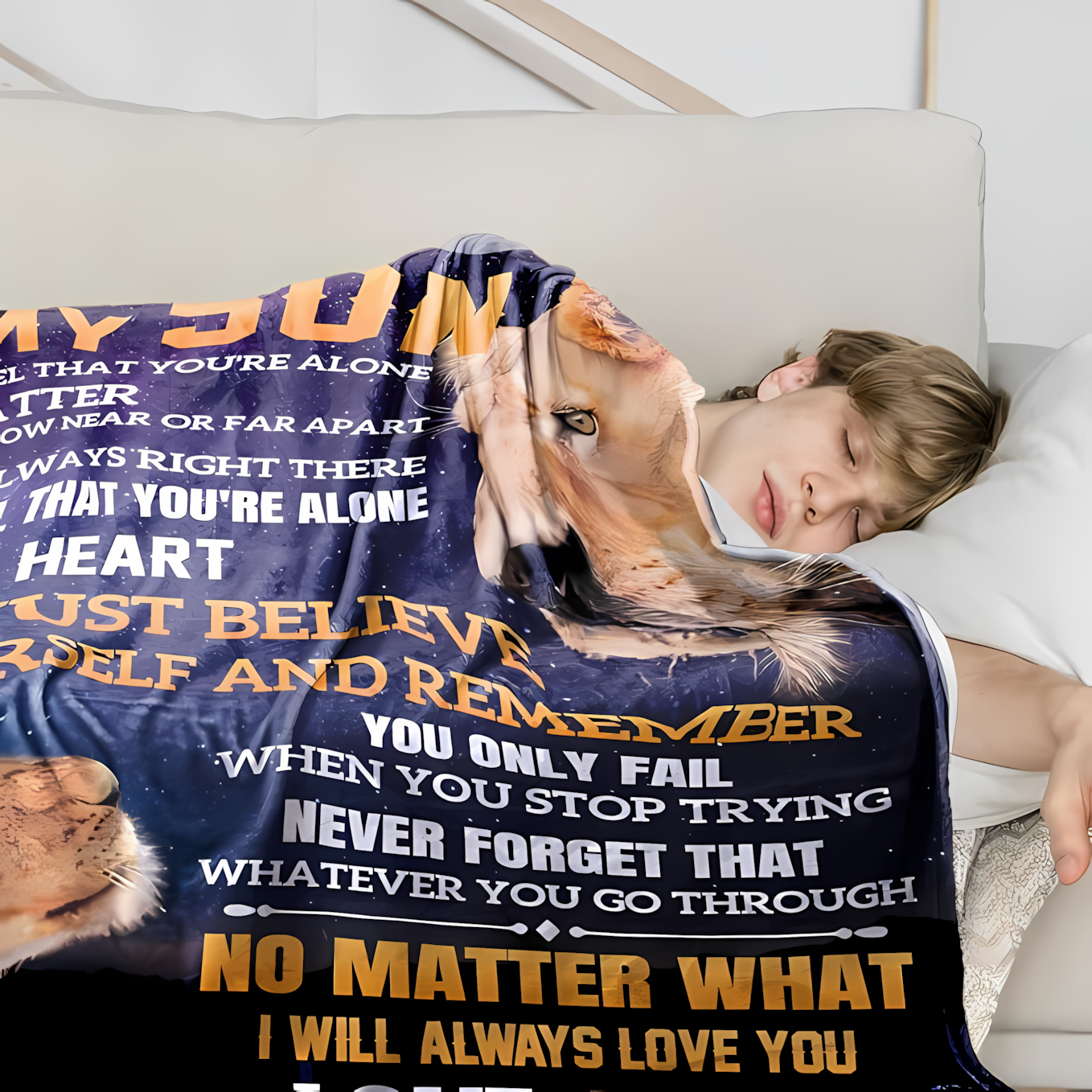 Special Gift For Your Son Blanket - From Mom