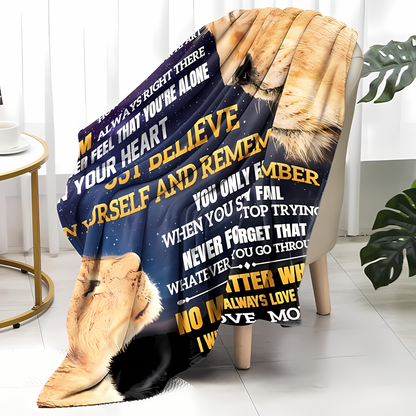 Special Gift For Your Son Blanket - From Mom