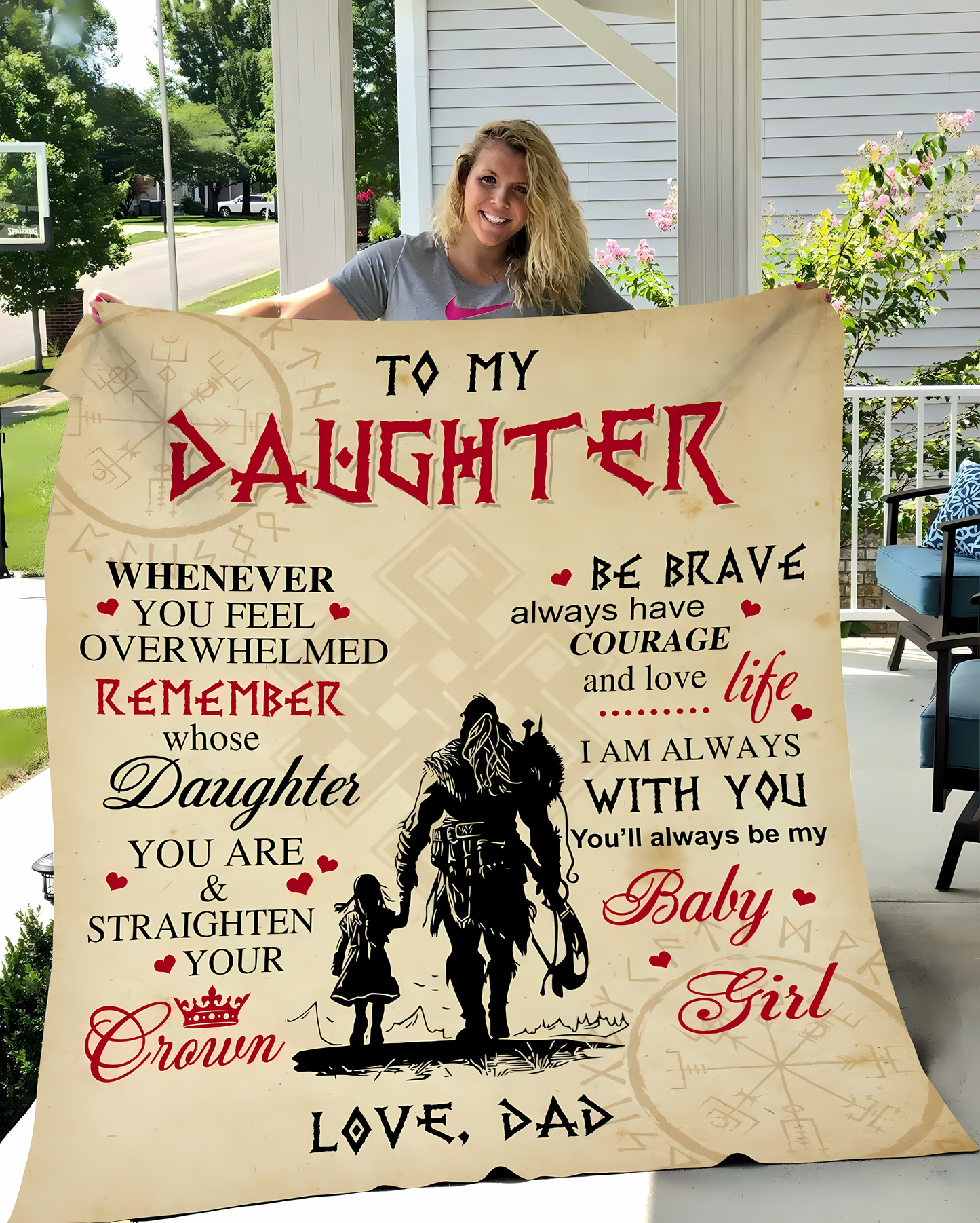 Special Gift For Your Daughter Blanket - From Dad