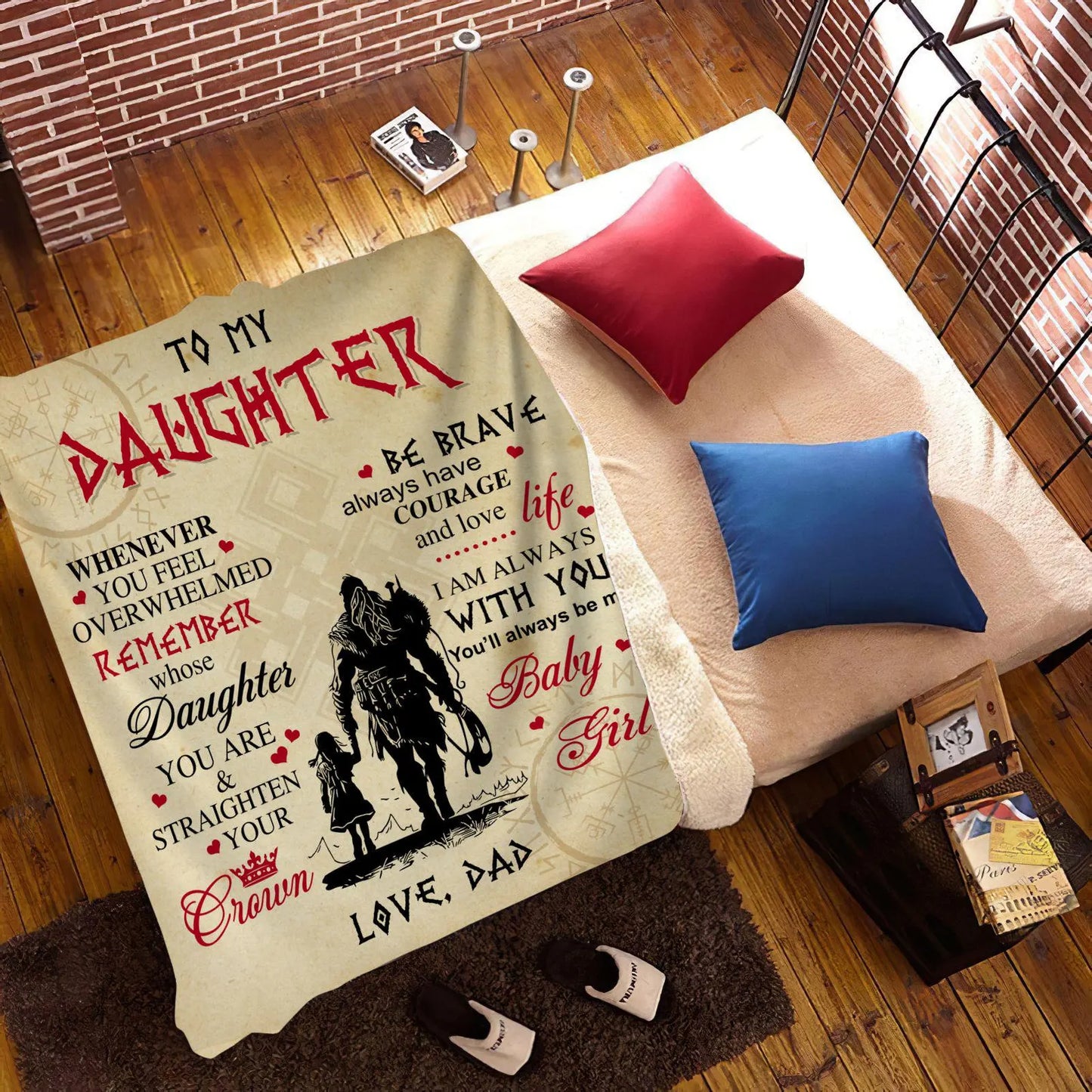 Special Gift For Your Daughter Blanket - From Dad