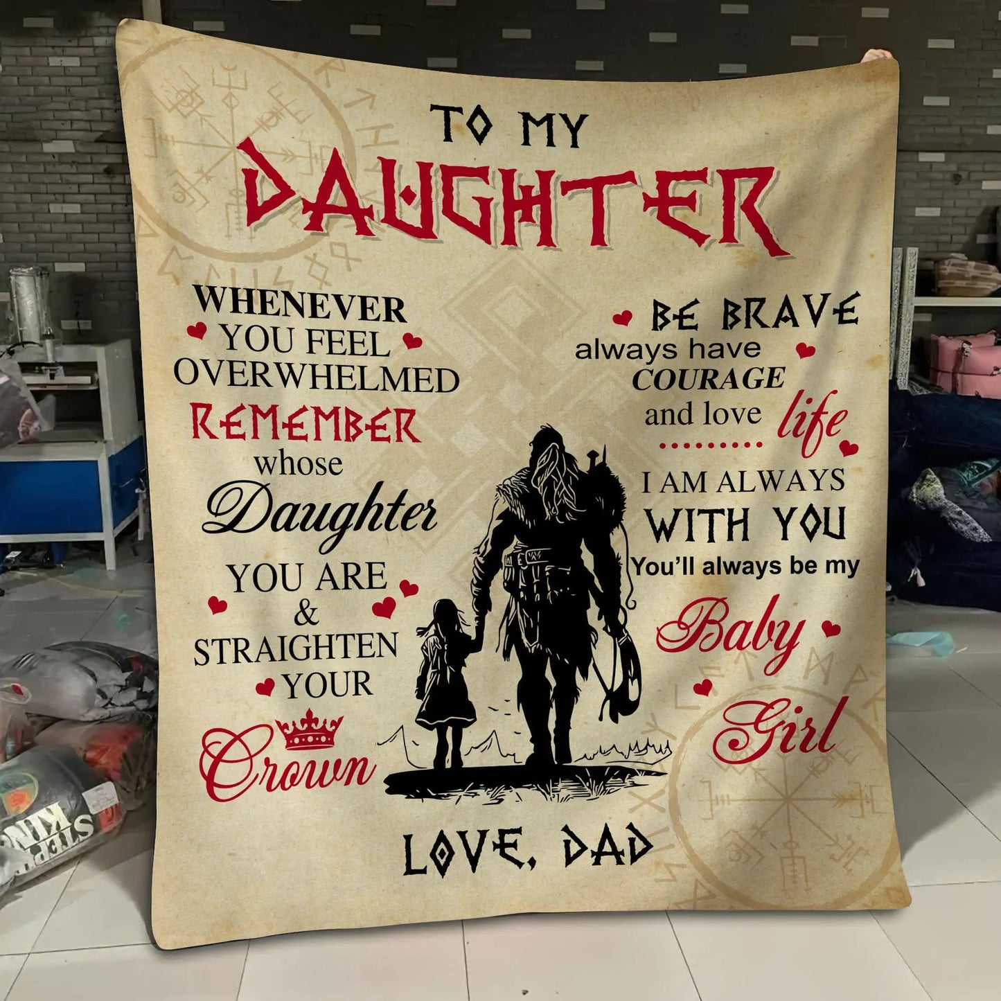 Special Gift For Your Daughter Blanket - From Dad