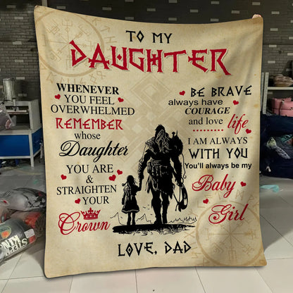 Special Gift For Your Daughter Blanket - From Dad