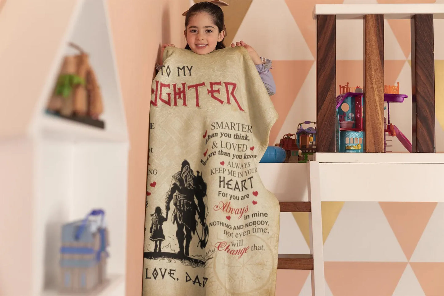 Special Gift For Your Daughter Blanket - From Dad