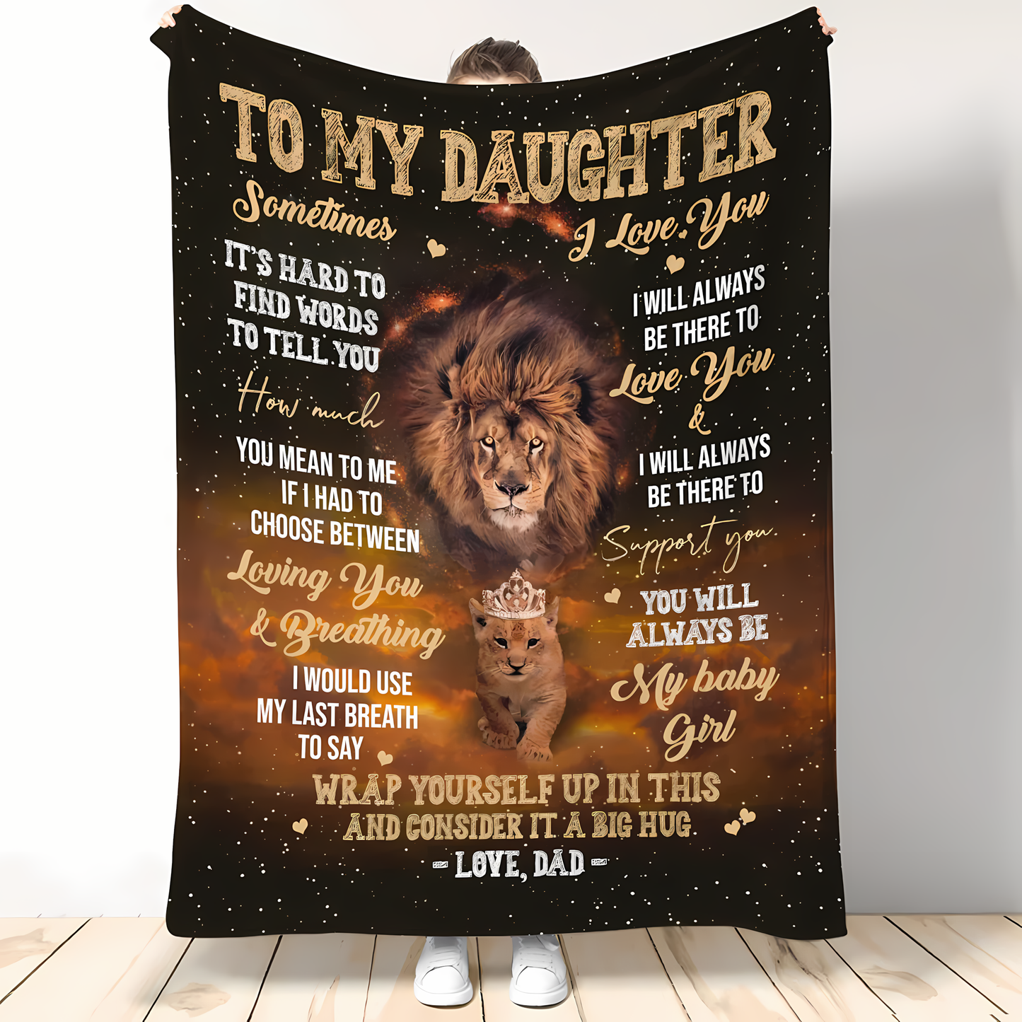 Special Gift For Your Daughter Blanket - From Dad