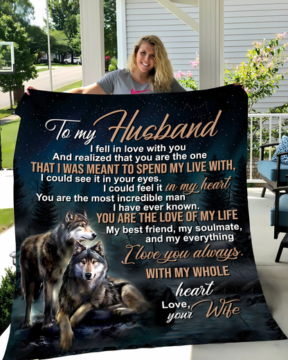 Special Gift For Your Husband Blanket - From Wife