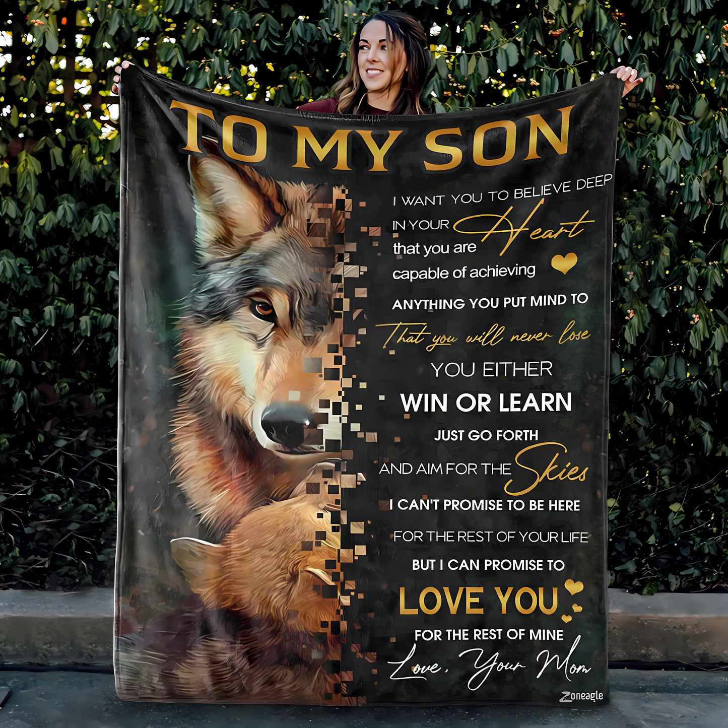 Special Gift For Your son Blanket - From Mom