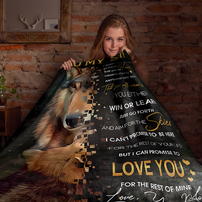 Special Gift For Your son Blanket - From Mom