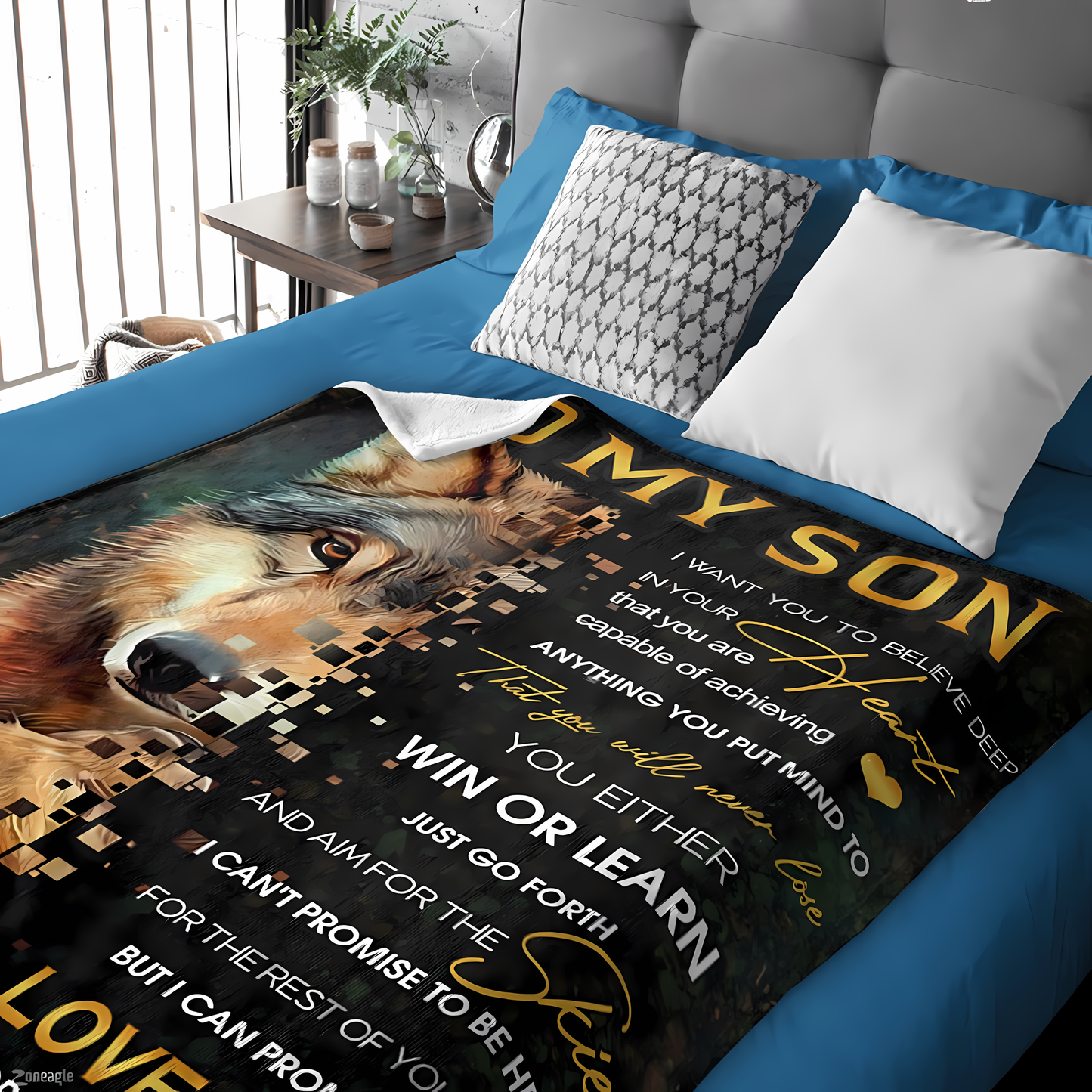 Special Gift For Your son Blanket - From Mom