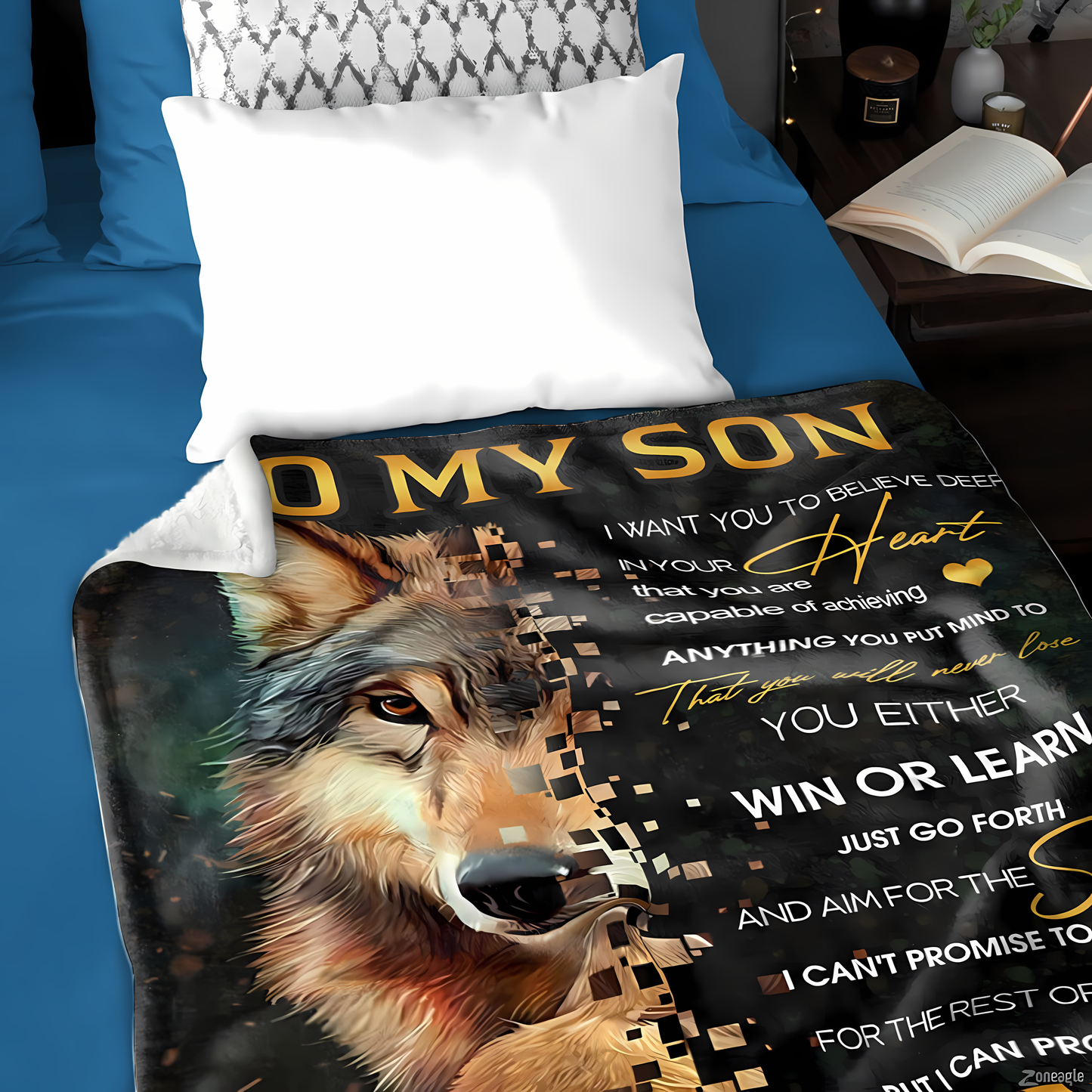 Special Gift For Your son Blanket - From Mom